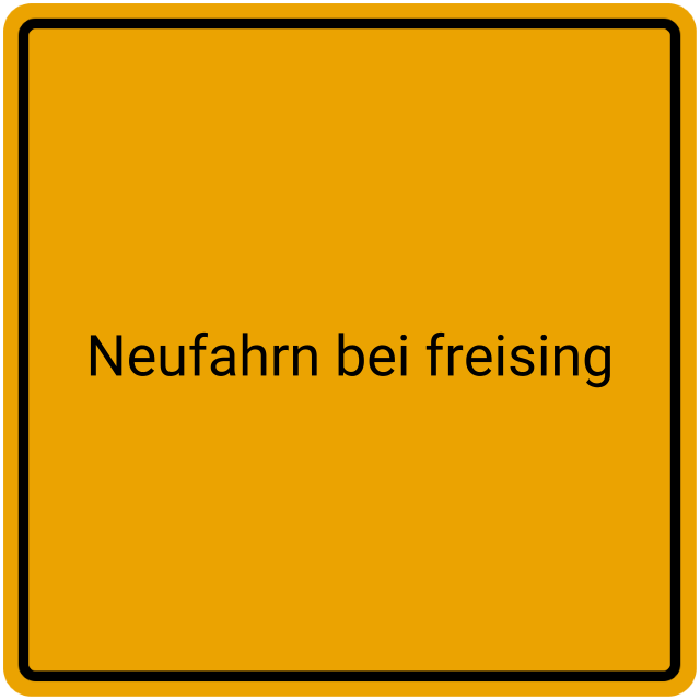 Meldebestätigung Neufahrn bei Freising